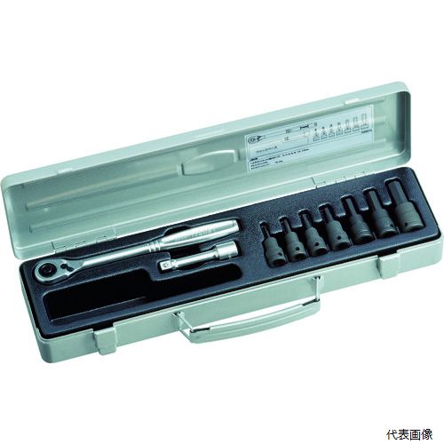 TONE KH3072 ヘキサゴンソケットレンチセット(強力タイプ) 8,250円