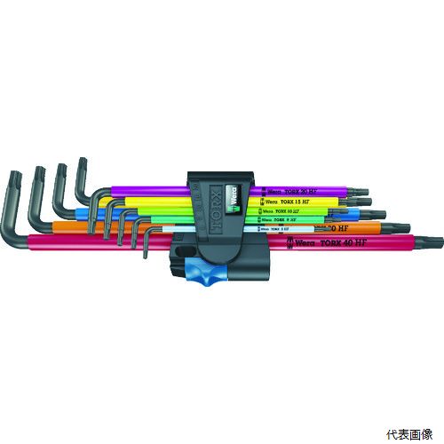 Wera 024470 967／9 XL トルクスHF マルチカラーヘックスキーセット