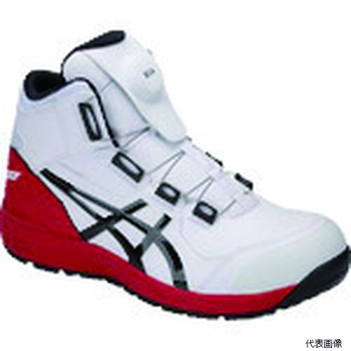 【スタンプラリー】 アシックス 1271A030.100-30.0 ASICS ウィンジョブCP304 BOA ホワイト×ブラック 30.0cm