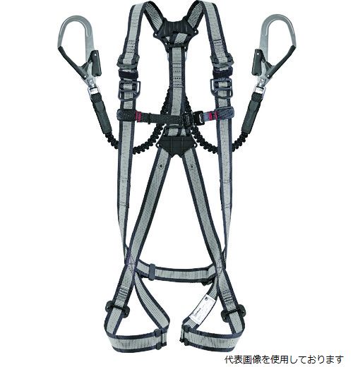 【スタンプラリー】 TJMデザイン A1GSLJR-WL2WH タジマ ハーネスGS 蛇腹 ダブルL2セット ライン白 Lサイズ