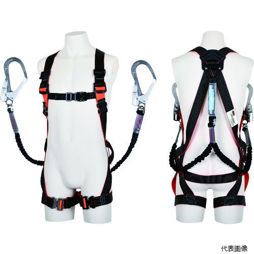 トラスコ TFHWR-M TRUSCO フルハーネス 伸縮性ランヤード2本セット サイズM 31,893円