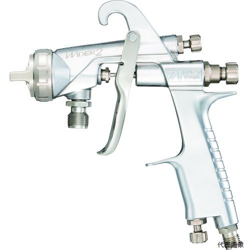 アネスト岩田 WIDER2-20R2S 大形スプレーガン(吸上式) ノズル口径 Φ2.0 パターン開き290mm