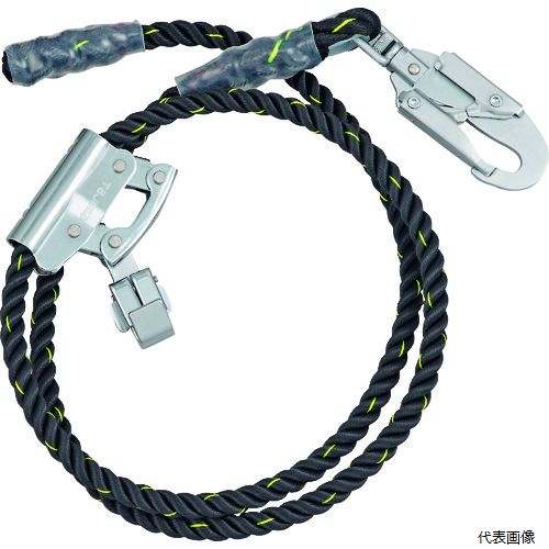 【スタンプラリー】 TJMデザイン WR210BK タジマ ワークポジショニング用ロープ WR210BK|Pro-Tools 店