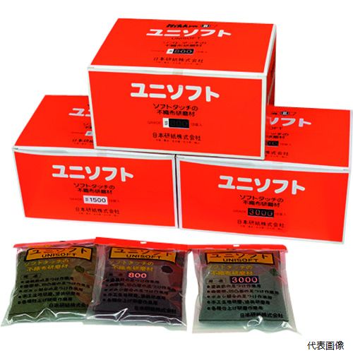 日本研紙 UNISOFT 3000 不織布研磨パッド ユニソフト 150ｘ115 3000相当