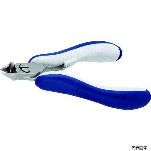 idealtek ES5542-CR-BG-IT ESD精密ニッパ 先細リリーブ形 フルフラッシュ刃 120mm｜Pro-Tools　店 9,235円