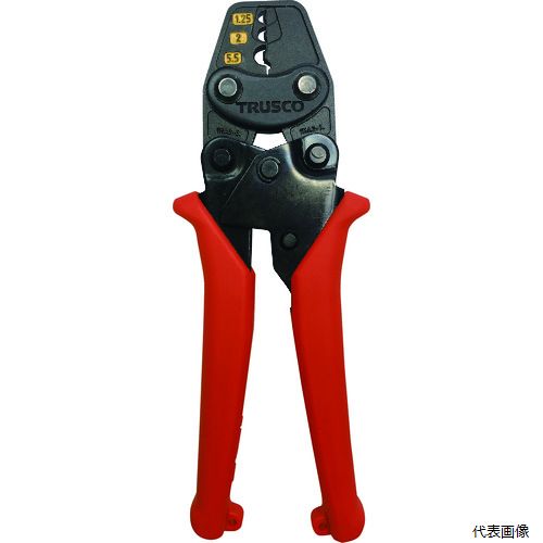 トラスコ TCP-172 TRUSCO ミニ圧着工具(裸圧着端子・裸スリーブ用)1.25・2・5.5