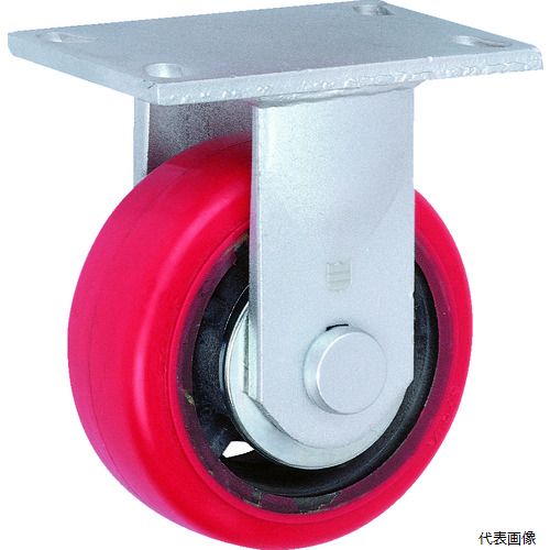 トラスコ HR/HM100620RPCI-TG TRUSCO 重高荷重用キャスター 固定 100MM 耐湿ウレタン車輪620KGF