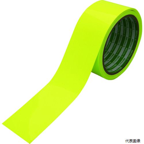 日東エルマテリアル NBK-5005CLY 日東エルマテ 高輝度蓄光蛍光テープ エルクライトレモン 50mm×5M レモンイエロー(グリーン)