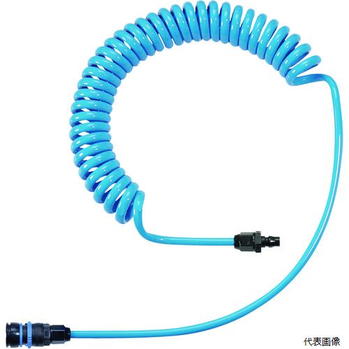 ジョプラックス T-1005J JOPLAX コイルホース 青 有効4M 4,283円