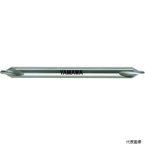 弥満和製作所 CD-SL-200-3X60X8 ヤマワ ロングシャンク弱ねじれ溝A形60&deg; センタ穴ドリル CD-SL L200 3X60&deg;X8｜Pro-Tools　店
