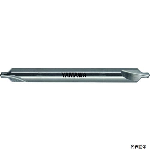弥満和製作所 C-CD-QL-100-5X90X12 ヤマワ ロングシャンク弱ねじれ溝A形90° 超硬センタ穴ドリル C-CD-QL L100 5X90°X12|Pro-Tools 店
