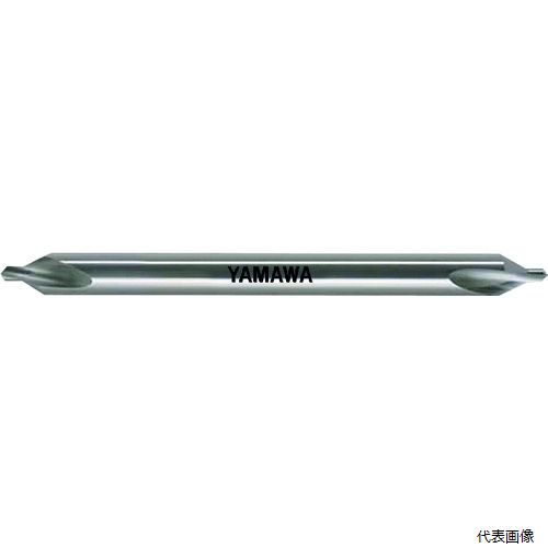 弥満和製作所 C-CD-SL-100-2X60X6 ヤマワ ロングシャンク弱ねじれ溝A形60° 超硬センタ穴ドリル C-CD-SL L100 2X60°X6|Pro-Tools 店