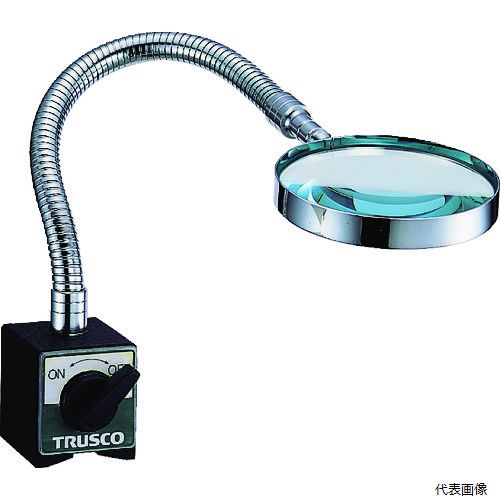 【スタンプラリー】 トラスコ TMK-80 TRUSCO マグネット付拡大鏡 倍率2倍｜Pro-Tools　店