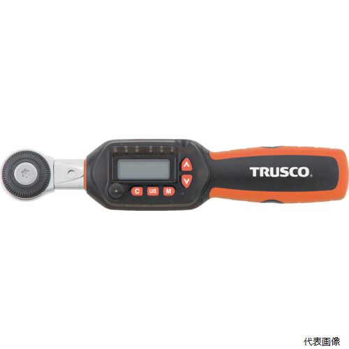 トラスコ HDT3-060C TRUSCO ヘッド交換式ラチェットデジタルトルクレンチ 差込角9.5mm 12～60Nm 27,697円