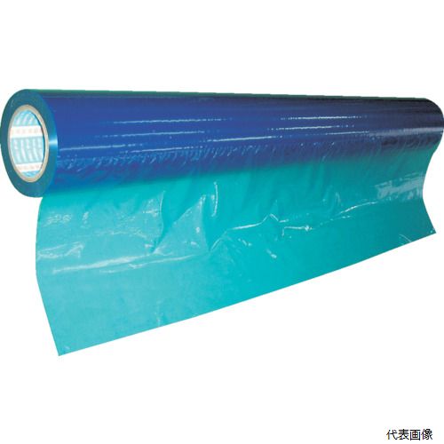 (代引き不可) スミロン 4571196040126 表面保護フィルムPE2本入 ブルー 1250mm×100m