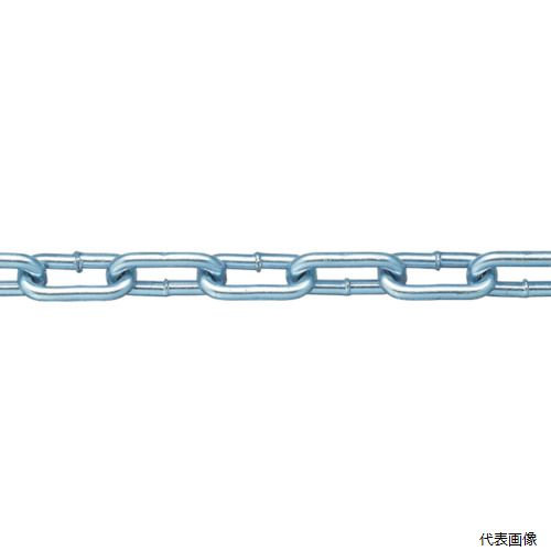 ニッサチェイン IW2055 鉄ユニクロ溶接リンクチェイン 5.5mm&times;30m｜Pro-Tools　店