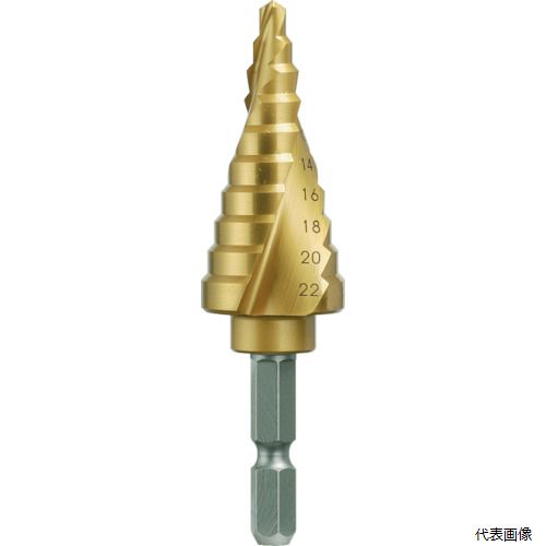 大見工業 TKS521EG 大見 スパイラルタケノコドリル 六角軸 9段|Pro-Tools 店