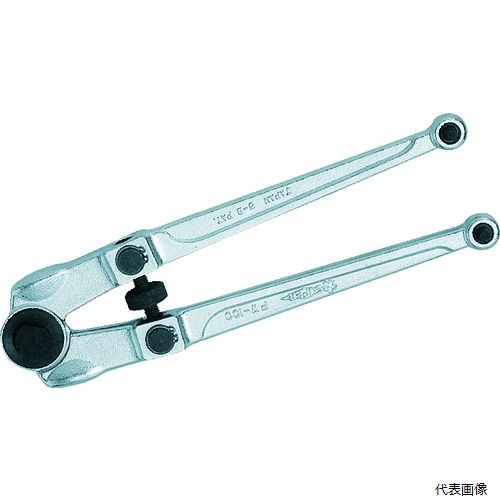 スーパーツール PW-100 スーパー ピンスパナ 口開き(ピンの中心):18~100 全長:250mm|Pro-Tools 店