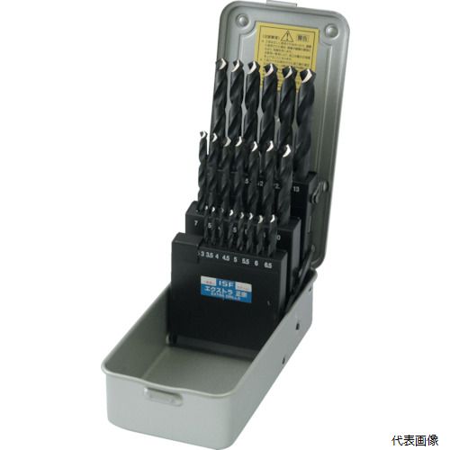 イシハシ精工 EXD-21S ISF エクストラ正宗ドリル 21本組セット(スチールケース入り)
