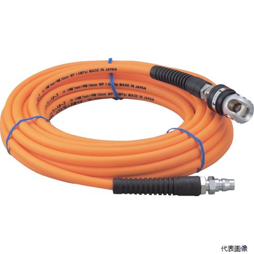 トラスコ TSRC-7-30 TRUSCO スィングカップリング付エアホース 7×10mm 30m