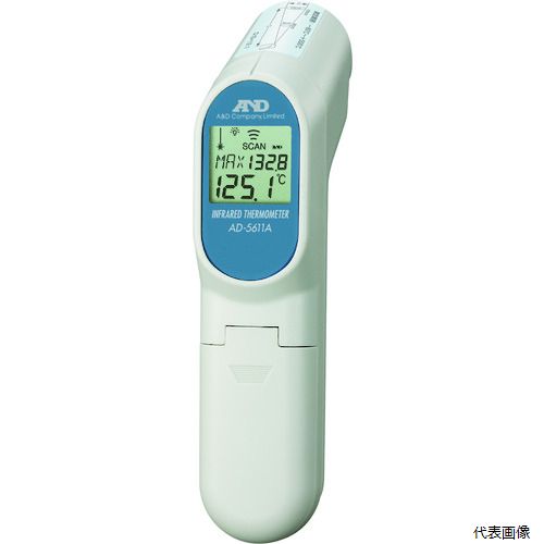 【スタンプラリー】 エー・アンド・デイ AD5611A A＆D 非接触型放射温度計 測定温度範囲-60～500℃｜Pro-Tools　店