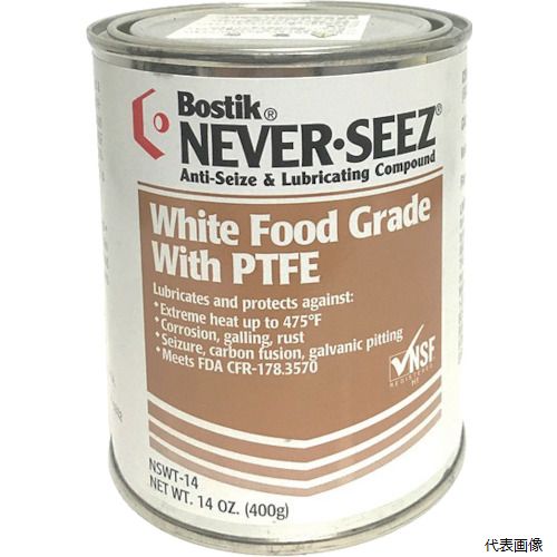 ボスティック NSWT-14 ネバーシーズ 食品機械用潤滑剤 PTFEグリス食品グレード 400G|Pro-Tools 店