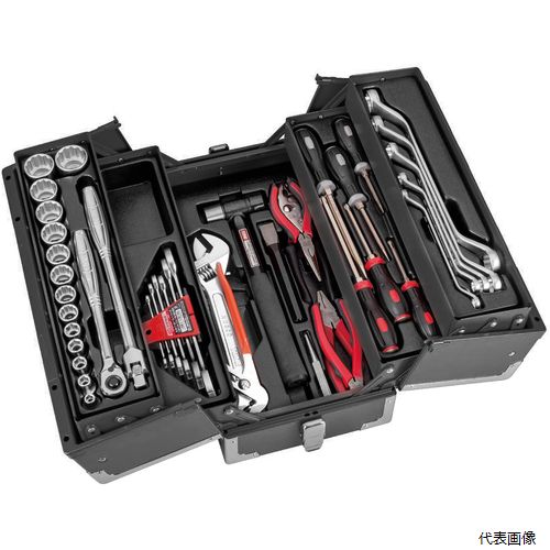 TONE TSS4331BK 整備用工具セット ツールセット マットブラック 差込角12.7mm 53点セット