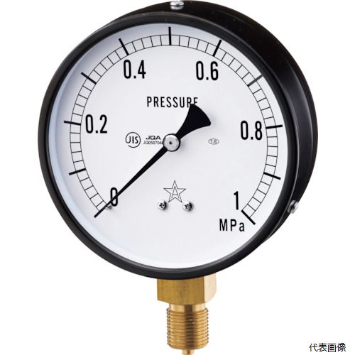 右下精器製造 G411-211-V-40MPA 右下 一般圧力計