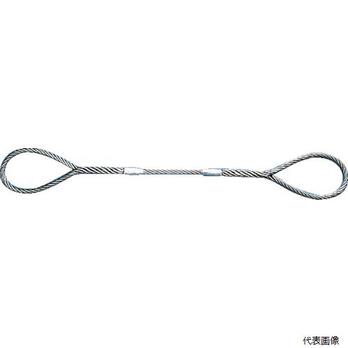 TRUSCO Wスリング Aタイプ 18mmX2m (GR-18S2) Nワイヤーロープ