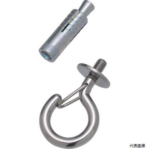 TYT-S28 ステンレス洋灯吊金具 TRUSCO 荷重3.5kg 1パック(8本