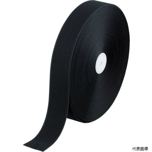 トラスコ TMBH-5025-BK TRUSCO マジックテープ 縫製用B側 幅50mmX長さ25m 黒