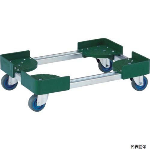(代引き不可) トラスコ TRUSCO 伸縮式コンテナ台車 内寸400-500X400-500 スチール製｜Pro-Tools　店