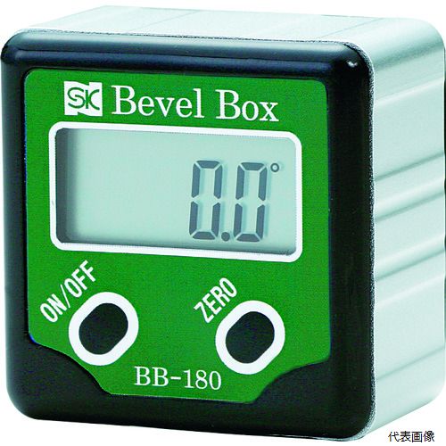 新潟精機 BB-180 SK デジタル角度計 ベベルボックス 測定範囲＋-180.0&deg; 最小読取値0.1&deg;｜Pro-Tools　店 7,292円