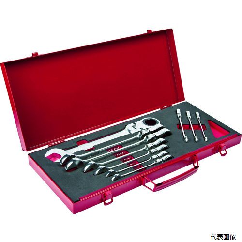 スエカゲツール FLG-10S Pro-Auto 10本組フレックスロックギアレンチセット