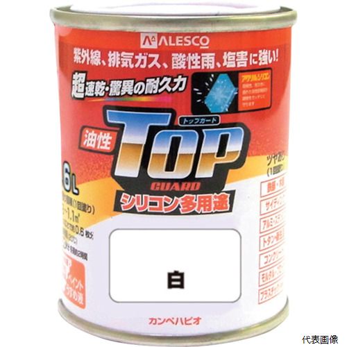 カンペハピオ 00017640011016 KANSAI カンペ 油性トップガード1.6L白
