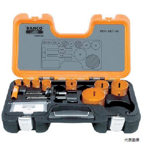 スナップオンツールズ 3834-SET-94 BAHCO 替刃式バイメタルホルソー セット 16、19、22、25、30、35、41、51、67mm