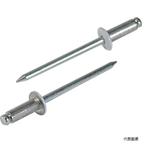 ロブテックス CNSA44W エビ カラーリベット ホワイト 4-4 (1000本入) 4,433円
