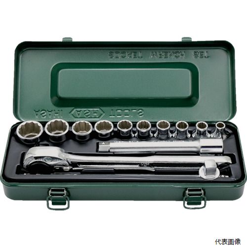 旭金属工業 VO4101 ASH ソケットレンチセット12.7□×13PCS