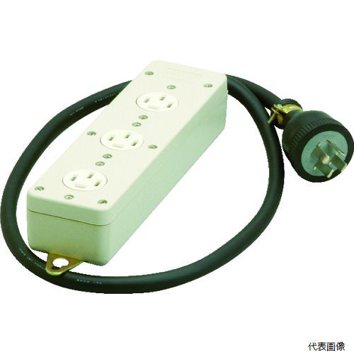 【スタンプラリー】 明工社 MR2929 明工 3コ口タップ接地3Pコード1m｜Pro-Tools　店