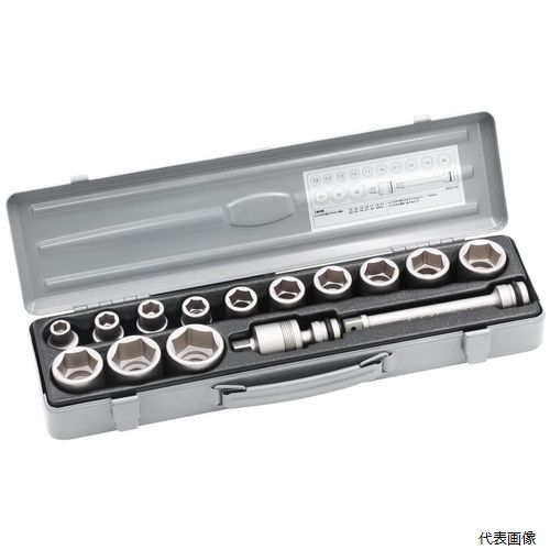 TONE NV4132 インパクト用ソケットセット(樹脂トレー付) 15pcs 差込角12.7mm