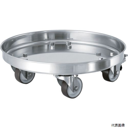 MONOVATE KMS-39 タンク運搬用ステンレス台車 SUSウレタン車 適用サイズ39|Pro-Tools 店
