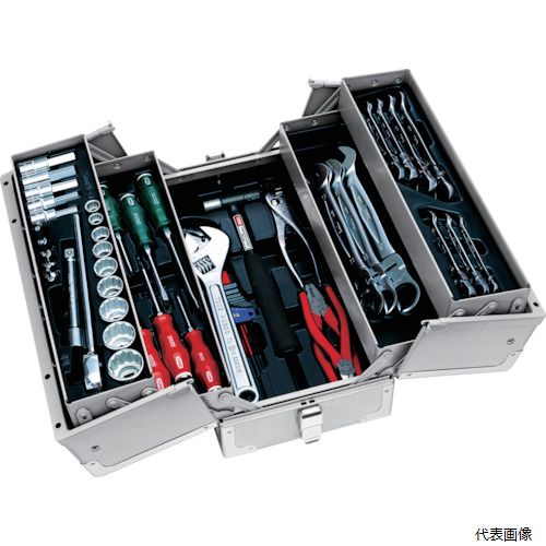 TONE TSH430SV 整備用工具セット TSH430ツールセット 52点セット シルバー|Pro-Tools 店