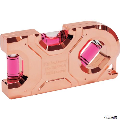 新潟精機 ED-TBZPGR SK 水平器 鳶レベル零 ピンクゴールド