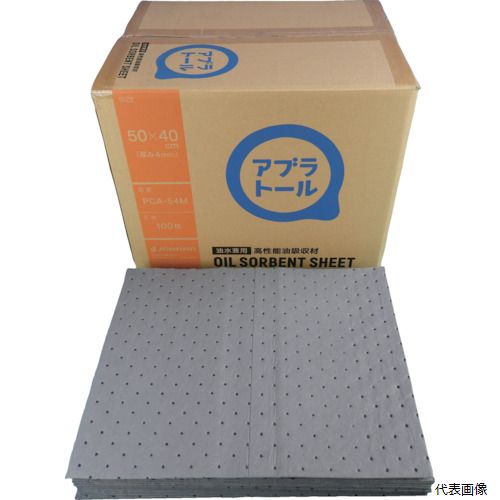 【スタンプラリー】 JOHNAN PCA54M 油吸収材 アブラトール シート 50&times;40&times;0.4cm 100枚入｜Pro-Tools　店