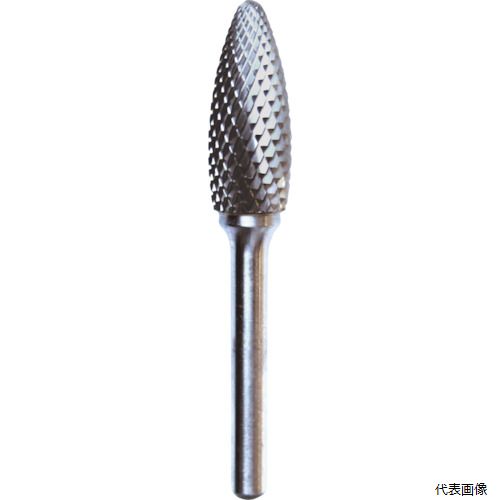 ニューレジストン TCBT5600D NRS 超硬バー 楕円dカット 刃径12×刃長32×軸径6×軸長45 ロー付