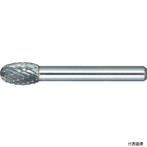 トラスコ TA6C127 TRUSCO 超硬バー タマゴ型 Φ12.7X刃長22X軸6 アルミカット