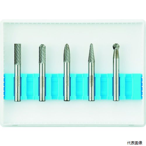 トラスコ TB-C060-5S TRUSCO 超硬バーセットCシリーズ 軸6mm 刃径6mm 5本セット