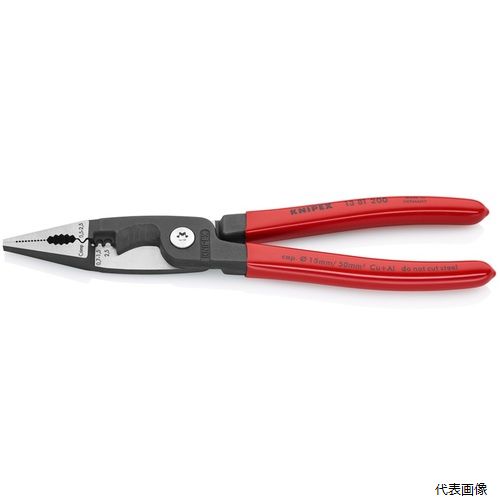 KNIPEX 1381-200 多機能 エレクトロプライヤー プラスチックハンドル｜Pro-Tools　店 8,486円