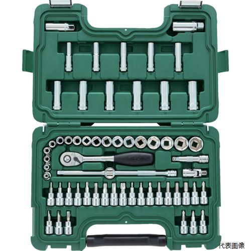 SATA 09004 3／8”DRソケットレンチセット(6角タイプ)