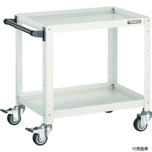 【スタンプラリー】(代引き不可) トラスコ BDW-662U-W TRUSCO ツールワゴン バーディワゴン 600X400XH600 ウレタン車輪 ホワイト|Pro-Tools 店